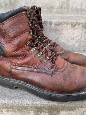 Red Wing 964 Men’s Work Lineman Boots Leather Size 12 D USA Made